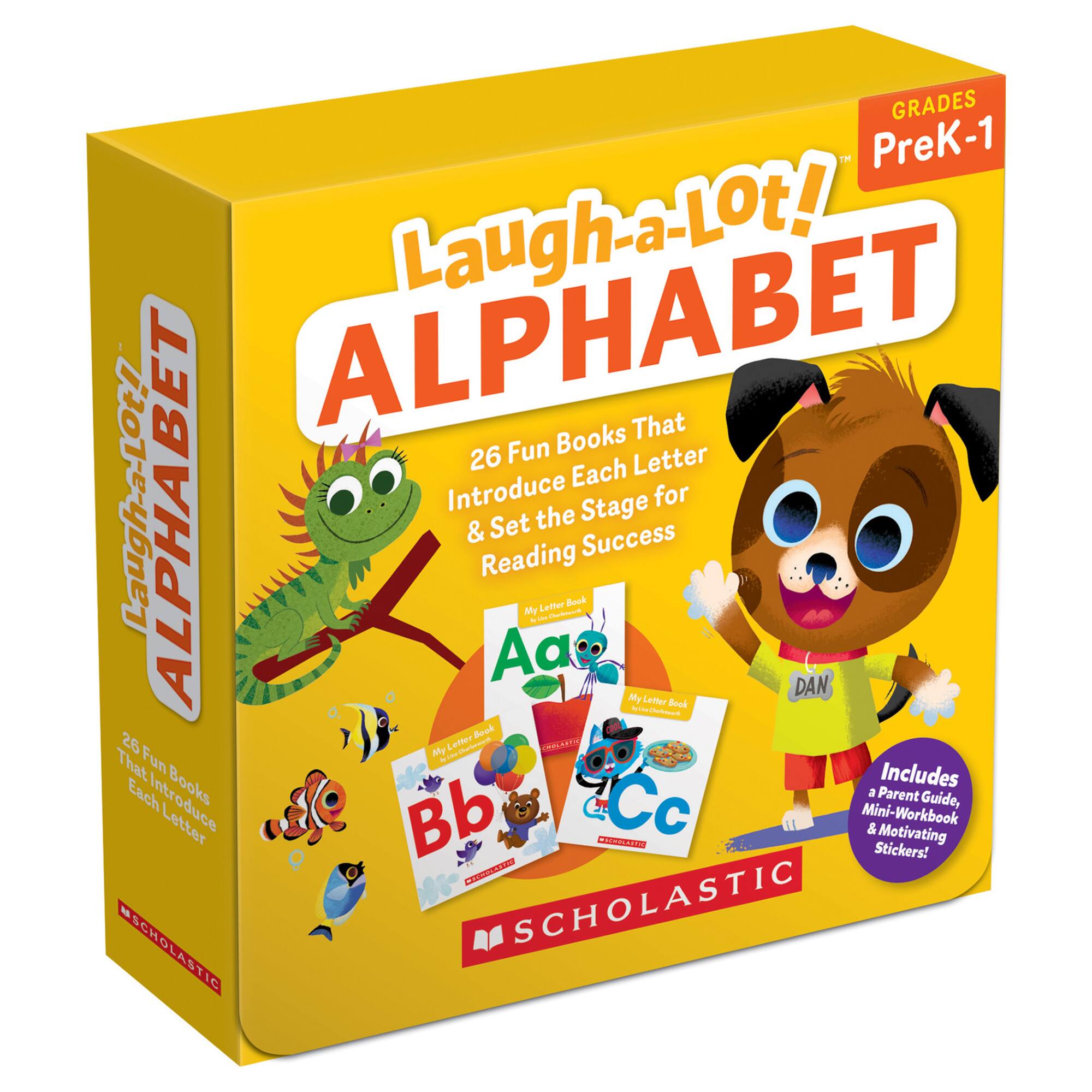 Scholastic Teaching Solutions Laugh A Lot Alphabet Book Set of 26